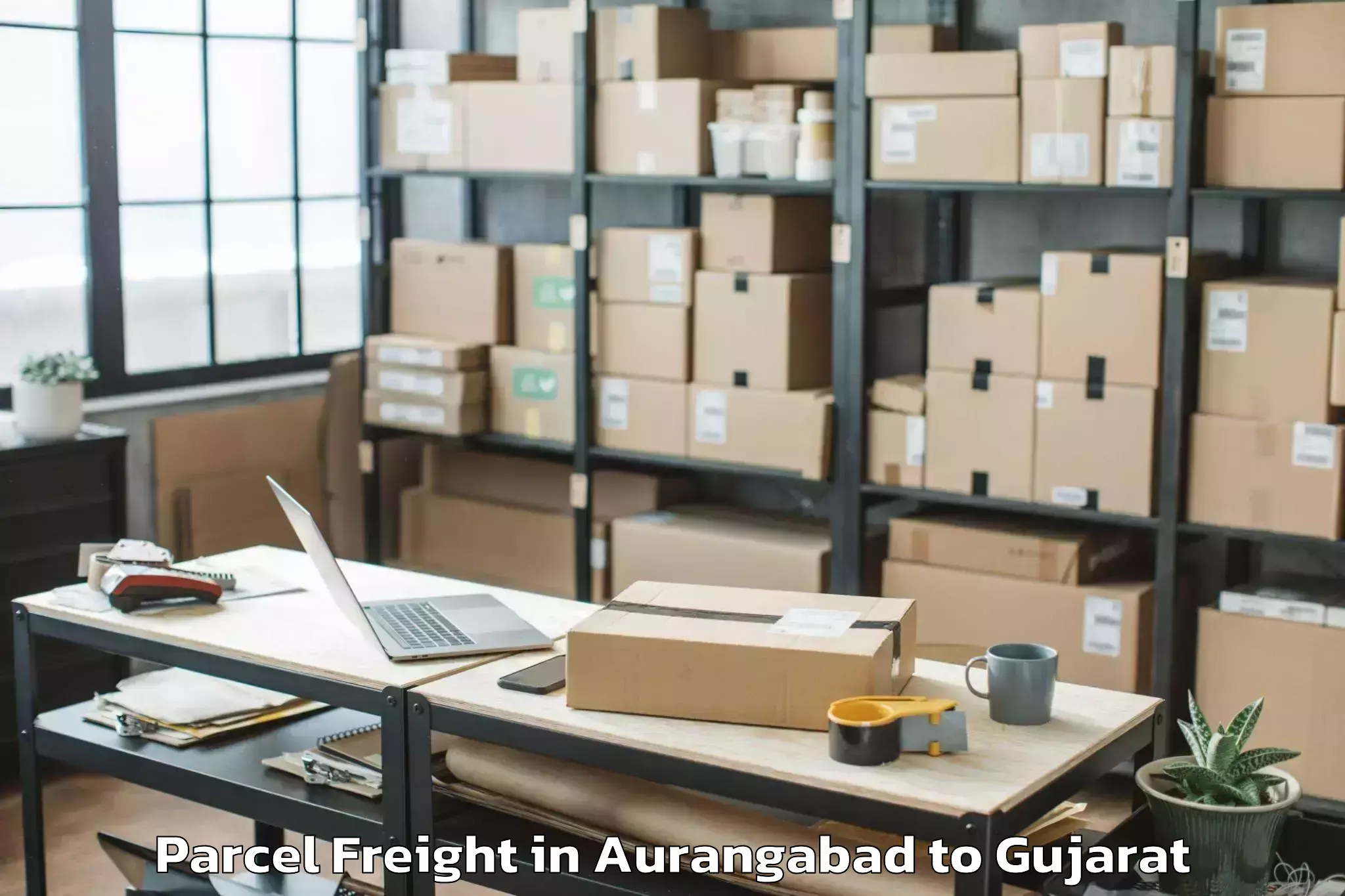 Affordable Aurangabad to Bhavnagar Parcel Freight